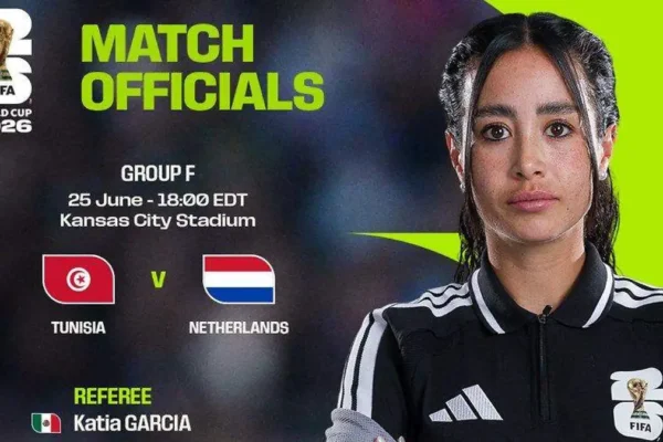 La árbitra mexicana, Katia Itzel García, debutará como juez central en el Mundial FIFA 2026. IMAGEN: FIFA.