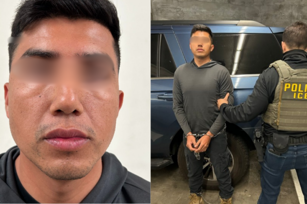 Autoridades migratorias de Estados Unidos detuvieron en California a Enrique Martínez, exmilitar vinculado con el caso Ayotzinapa. FOTO: ICE.