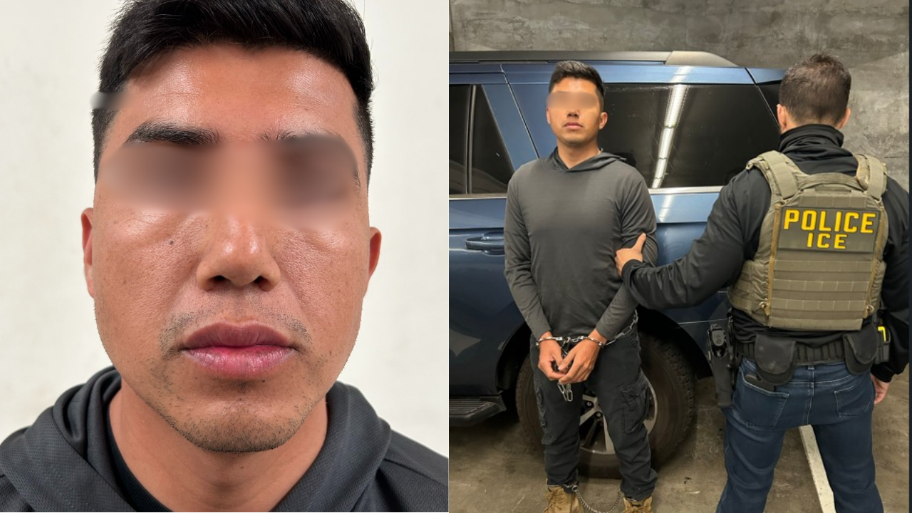 Autoridades migratorias de Estados Unidos detuvieron en California a Enrique Martínez, exmilitar vinculado con el caso Ayotzinapa. FOTO: ICE.