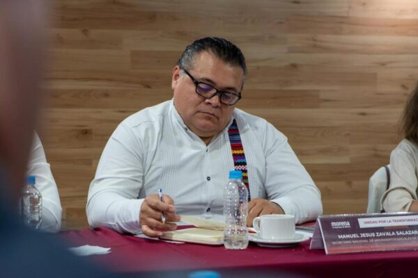 Morena nombró a Manuel Jesús Zavala como nuevo secretario de Organización tras la salida de 'Andy' López Beltrán. FOTO: vía Milenio.